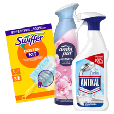 Alle Ambi Pur luchtverfrissers, Antikal of Swiffer